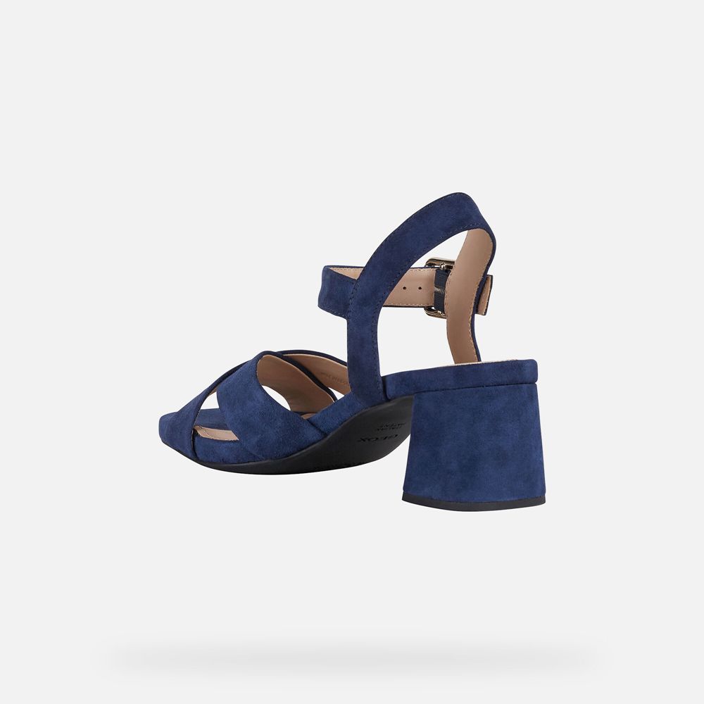 Sandales Geox Genziana - Bleu - Femme 534908-RFK